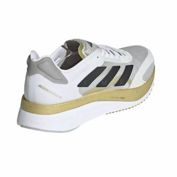 Adidas Adizero Boston TME Running Training Shoes Men's White Gold GY4929 - Picture 3 of 7
